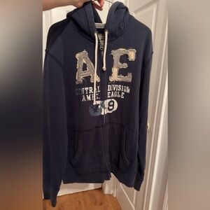 Y2k American Eagle Zip up sweater